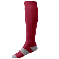 Гетры футбольные Jogel Camp Basic Socks, гранатовый\серый\белый