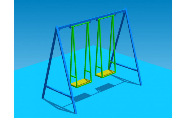 Качели Восход-2 (двухместные) Hercules 2393 600_380