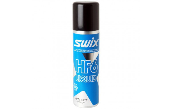 Парафин высокофтористый Swix HF6X Blue (спрей) (-5°С -10°С) 125ml 600_380