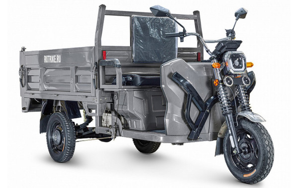 Грузовой электрический трицикл RuTrike D5 1700 гидравлика (60V1200W) 024732-2797 серый 600_380