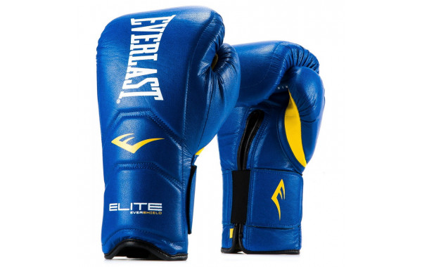 Перчатки тренировочные Everlast Elite Pro 14 oz синий P00000680 14 BL 600_380