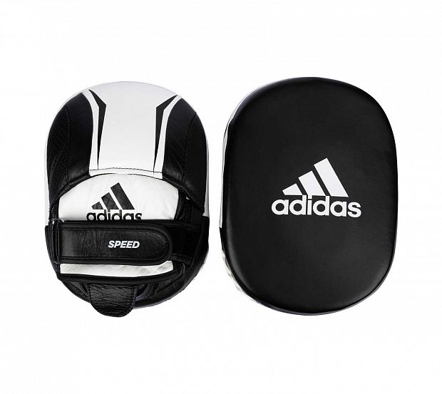 Лапы Speed 550 Micro Air Focus Mitt черно-белые Adidas adiSP550FM 620_553