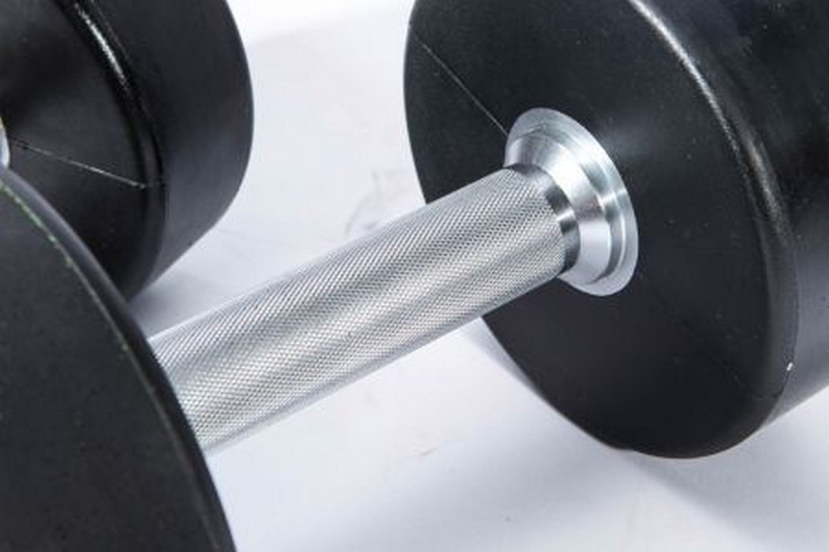 Гантели в уретане 10 кг Live Pro Premium Urethane Dumbbells LP8000-10 1200_800