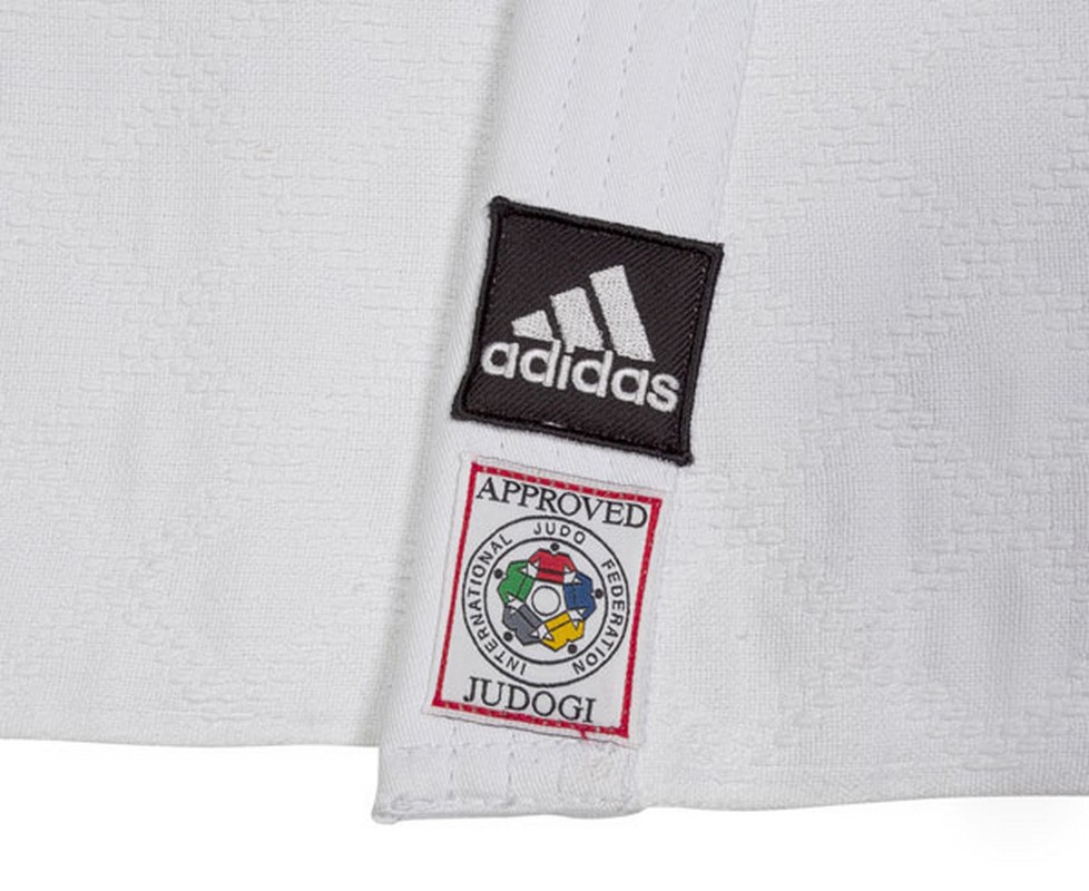 Кимоно для дзюдо Adidas Champion 2 IJF Slim Fit белое J-IJFS 978_800