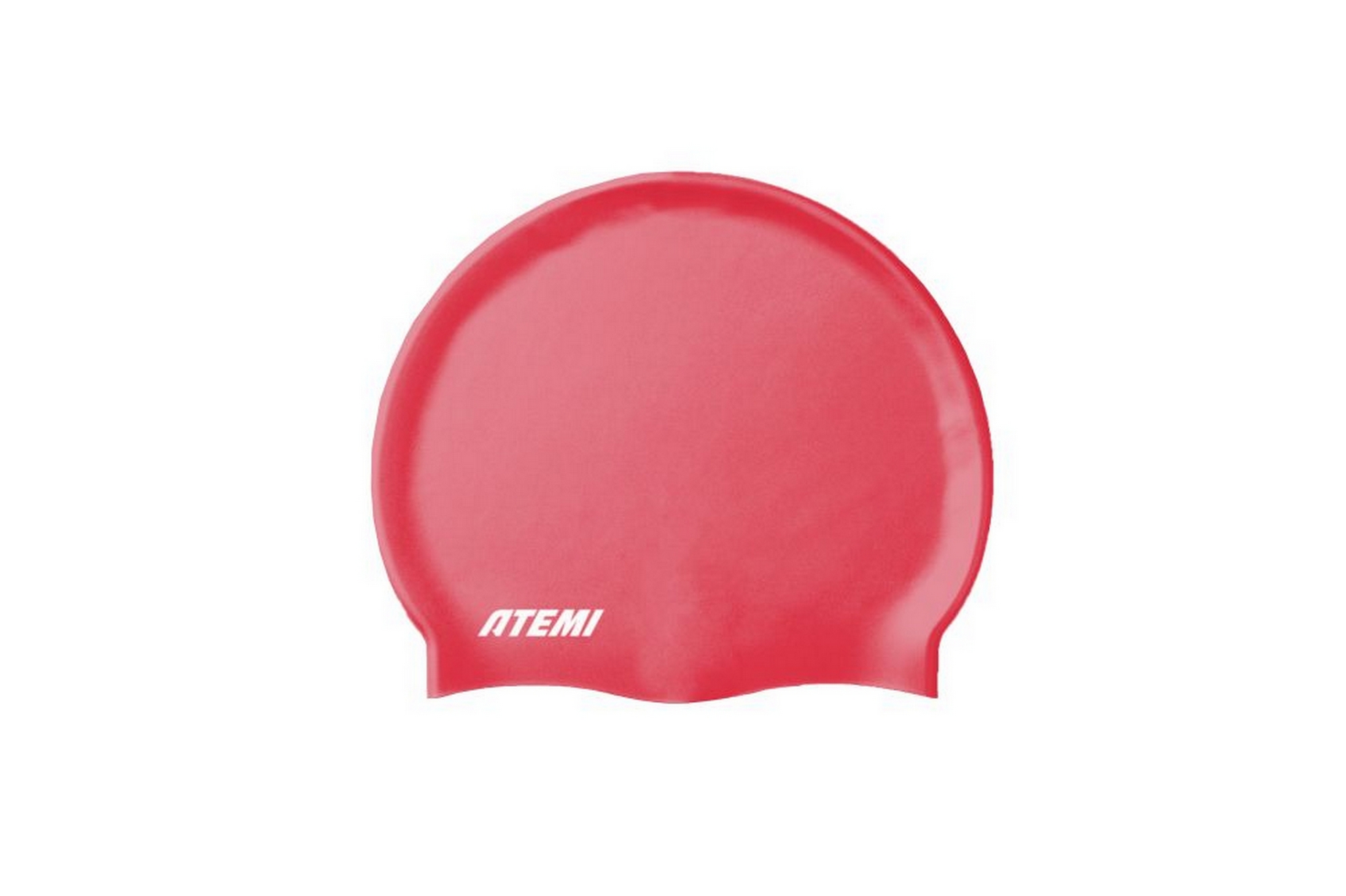 Шапочка для плавания Atemi silicone cap Bright red TSC1R красный 2000_1332